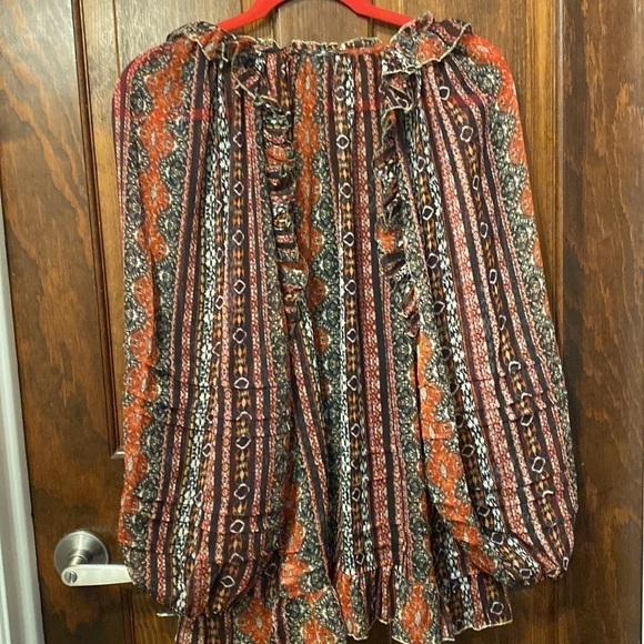 Lucky 🍀 Brand multi color peasant blouse. - Picture 8 of 8